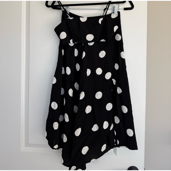 Free People Coco Cabana Matching Set in Black and White Polka Dot size 0 - Picture 4 of 11